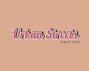 Retro Urban Graffiti logo design