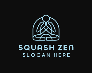 Yoga Meditation Zen logo design