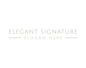 Minimalist Elegant Business logo design