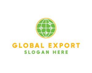 International Foreign Exchange Globe logo design