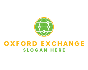 International Foreign Exchange Globe logo design