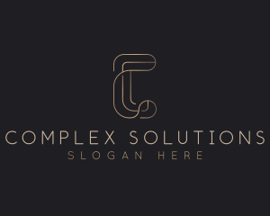 Elegant Luxury Boutique Letter C logo design