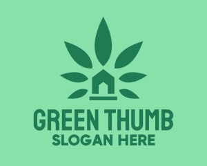 Cannabis Weed Marijuana Dispensary logo design