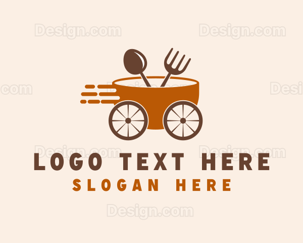 Fast Food Cart Logo