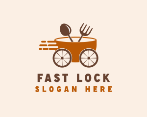 Fast Food Cart logo design