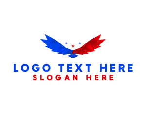 Eagle - American Avian Bird logo design