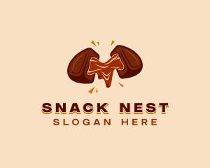 Chocolate Nougat logo design