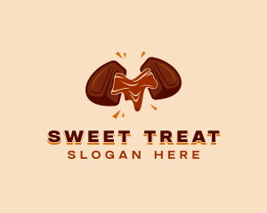 Chocolate Nougat logo design