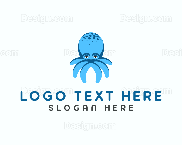 Ocean Octopus Seafood Logo