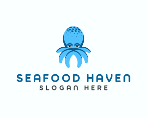 Ocean Octopus Seafood logo design