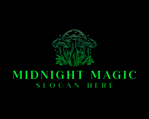 Magic Mushroom Fungi logo design