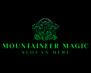 Magic Mushroom Fungi logo design