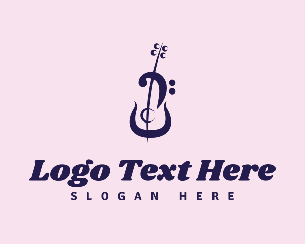 Musical Note logo example 4