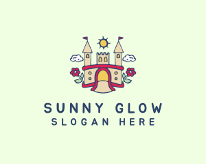 Sunny Flower Castle  logo design