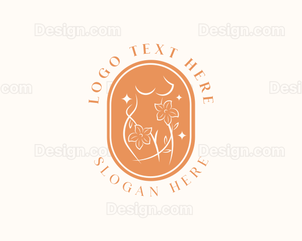 Organic Woman Body Logo