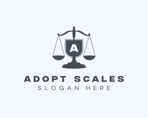 Legal Judiciary Scale  logo design