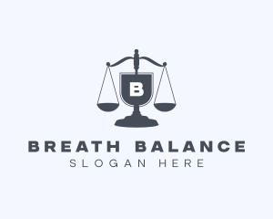 Legal Judiciary Scale  logo design