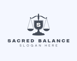 Legal Judiciary Scale  logo design