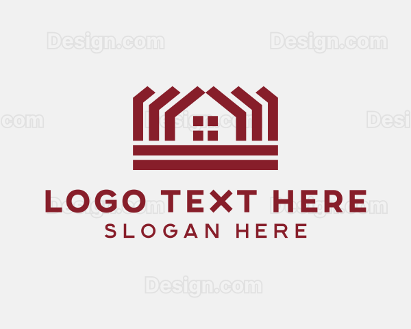 Roofing Property Builder Logo