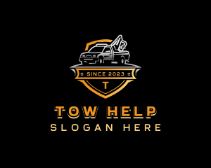 Tow Truck Shield logo