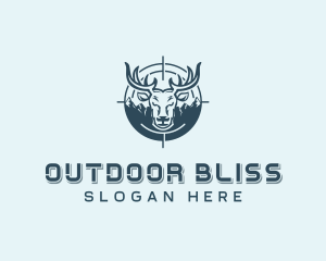 Survival Deer Hunting logo design