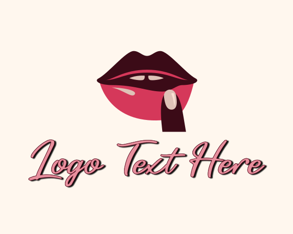 Lips logo example 3