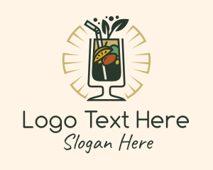 Lemon Tea Juice Drink logo