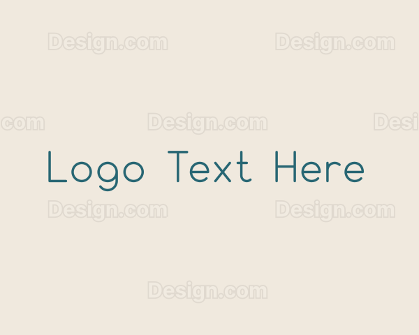 Minimal Rounded Brand Logo