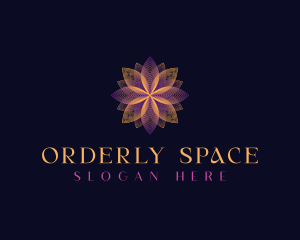 Organic Floral Spa logo design