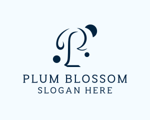 Elegant Bubble Cursive logo design