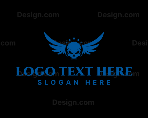 Star Wings Skull Logo