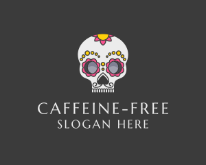 Festive Calavera Skull logo design