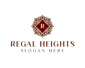 Royal Hotel Shield logo design