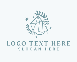 Blue Crystal Wreath logo