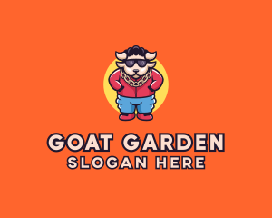 Cool Goat Rapper logo design