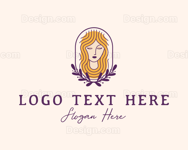 Floral Beauty Woman Logo