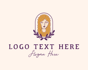 Floral Beauty Woman logo