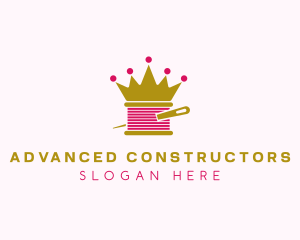 Gold Crown Yarn  logo design