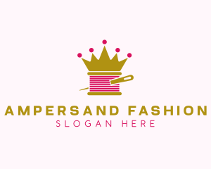 Gold Crown Yarn  logo design