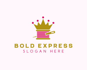 Gold Crown Yarn  logo design