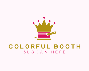 Gold Crown Yarn  logo design