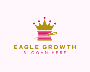 Gold Crown Yarn  logo design