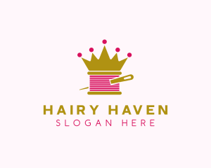 Gold Crown Yarn  logo design