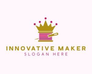 Gold Crown Yarn  logo design