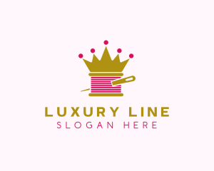 Gold Crown Yarn  logo design