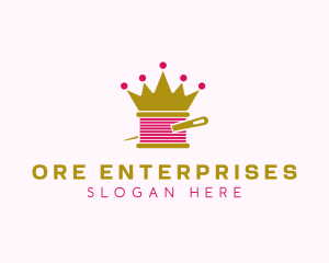 Gold Crown Yarn  logo design