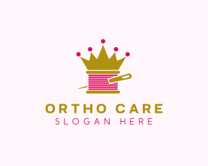 Gold Crown Yarn  logo design