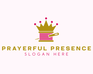 Gold Crown Yarn  logo design