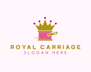 Gold Crown Yarn  logo design