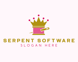 Gold Crown Yarn  logo design